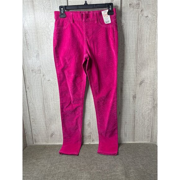 Wonder Nation Girls XL 14-16 Pink Corduroy Jeggings With Elastic Waist & Stretch - Picture 1 of 7